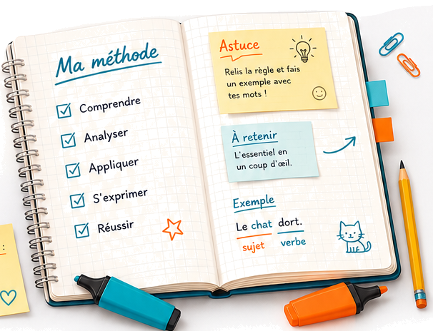 Carnet de méthode M’Les Lettres