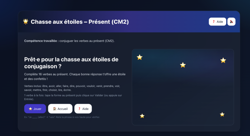 Le présent (CM2)
